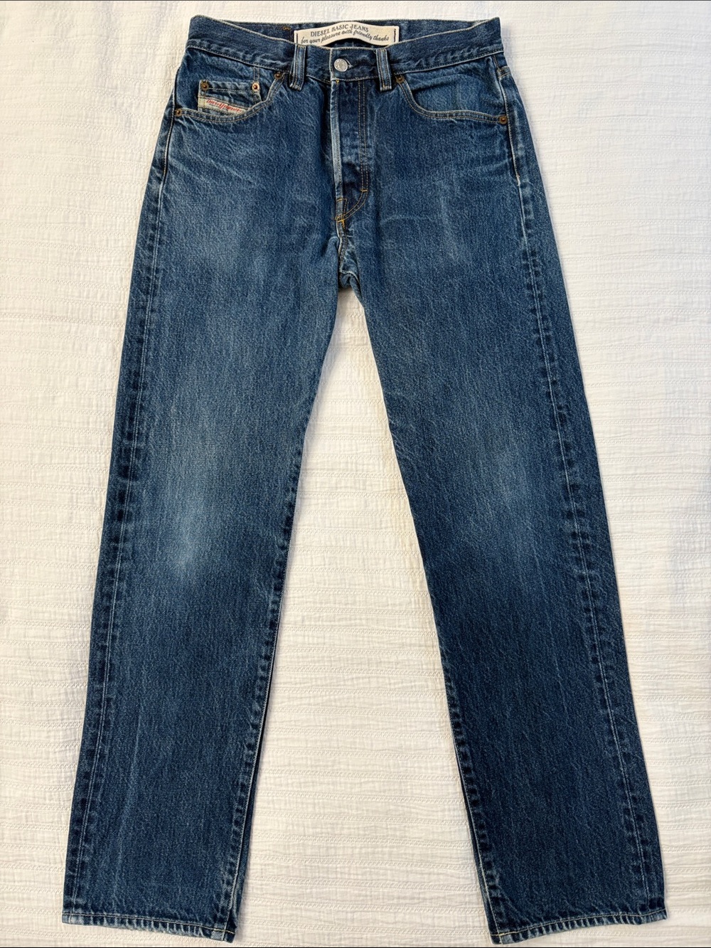 EUC Vintage Rare Diesel Industry Men's Blue Straight Jeans